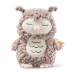 Steiff Kuscheltier Ollie Eule, Süßes Stofftier, Jungen, Mädchen & Babys ab 0 Monaten, Friends, Plüschtiem, Beige