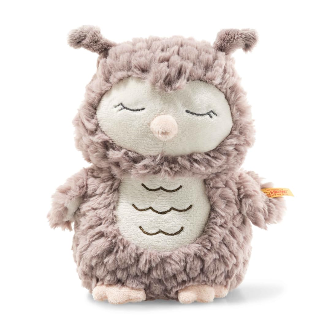 616SqHzTOOL Steiff Kuscheltier Ollie Eule, Süßes Stofftier, Jungen, Mädchen & Babys ab 0 Monaten, Friends, Plüschtiem, Beige – Bild 1