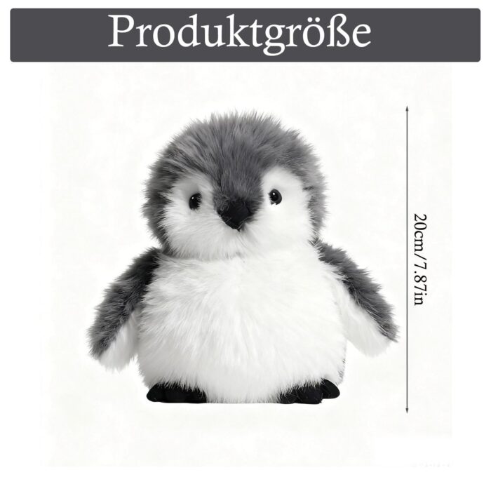 JcvPot Pinguin Kuscheltier, Weiches Stofftier Für Kinder Und Babys, Kuscheltier Pinguin Plüschtierm, Plüschtier – Bild 7