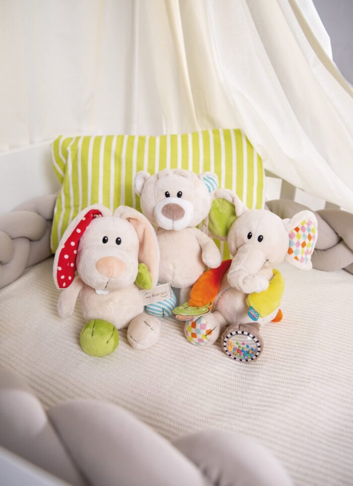 My First NICI Kuscheltier Bär Taps – Plüschtier Stofftier für Babys und Kleinkinder aburt – Bild 2