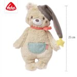 Fehn Kuscheltier Bär Bruno – Weicher Teddybär für Neugeborene als Einschlafhilfe - Stofftier zum Greifenn – Bild 3