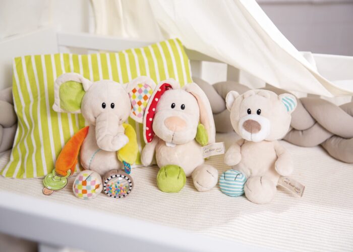 My First NICI Kuscheltier Bär Taps – Plüschtier Stofftier für Babys und Kleinkinder aburt – Bild 4